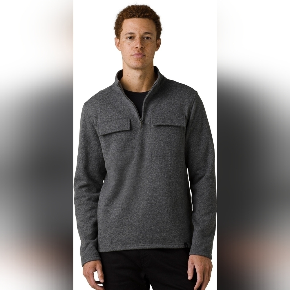 prAna NWT Brookland Quarter-Zip Sweater - Men's Size Large